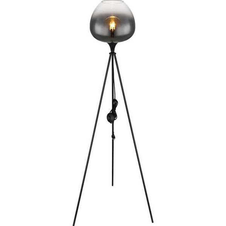 mutoni Lampadaire Maxy métal noir mat 1xE27  