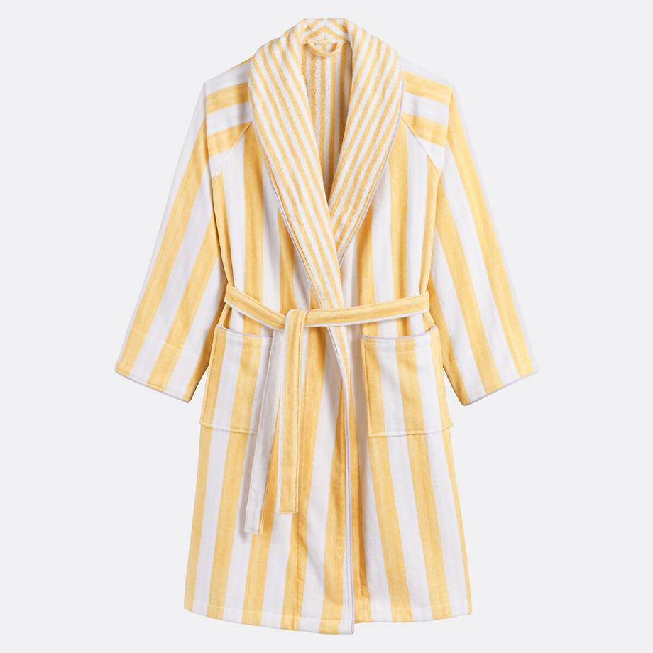 La Redoute Intérieurs Dani Peignoir Rayé Col Châle  