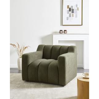 Beliani Fauteuil en Bouclé Moderne AGERUP  