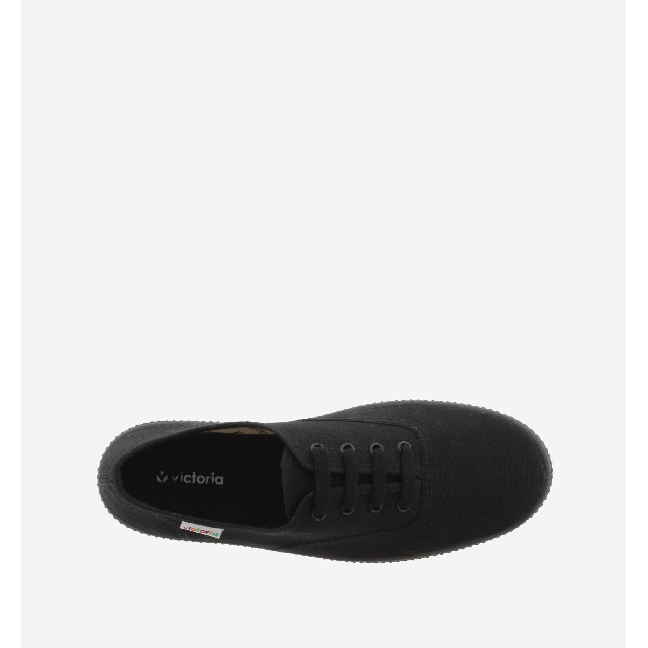 Victoria  sneaker anglaise double toile monochrome 