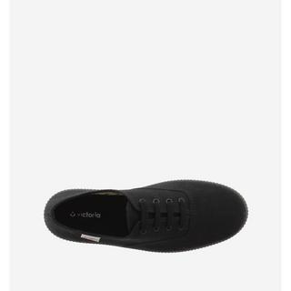 Victoria  sneaker anglaise double toile monochrome 