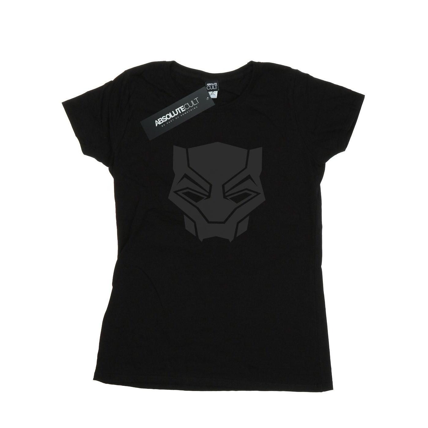 Image of Black Panther Black On Black Tshirt Damen Schwarz L