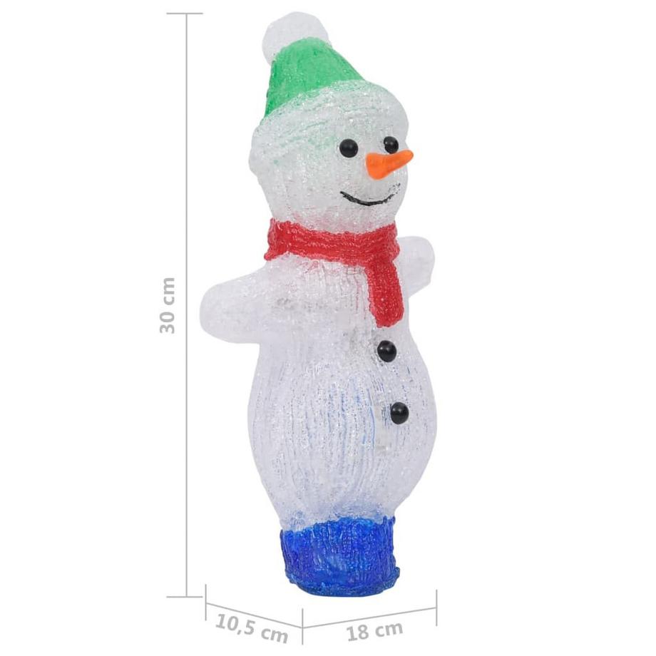 VidaXL Figurine de bonhomme de neige  