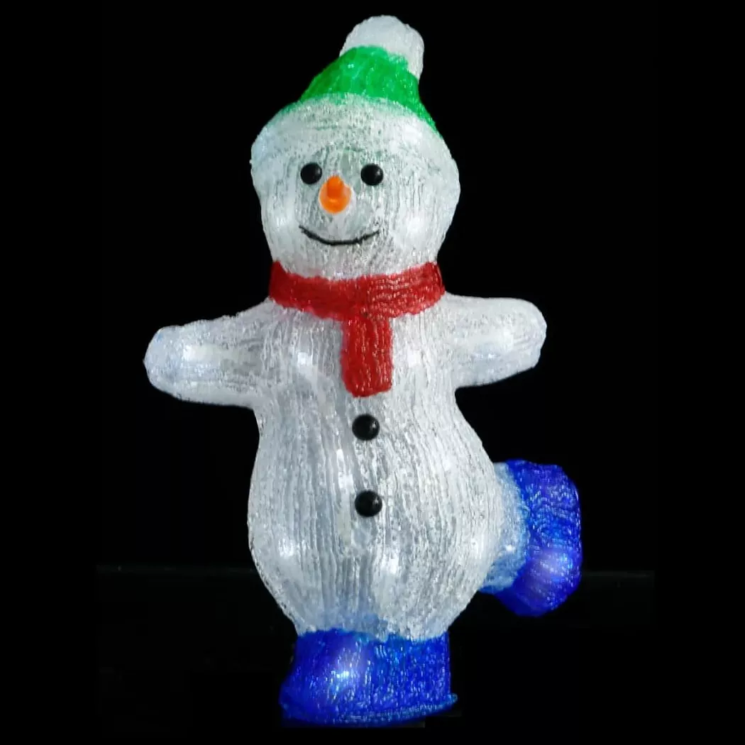 VidaXL - Figurine de bonhomme de neige, One Size, Blanc