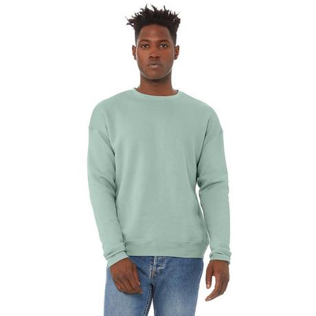 Bella + Canvas Felpa in pile con spalle scese  