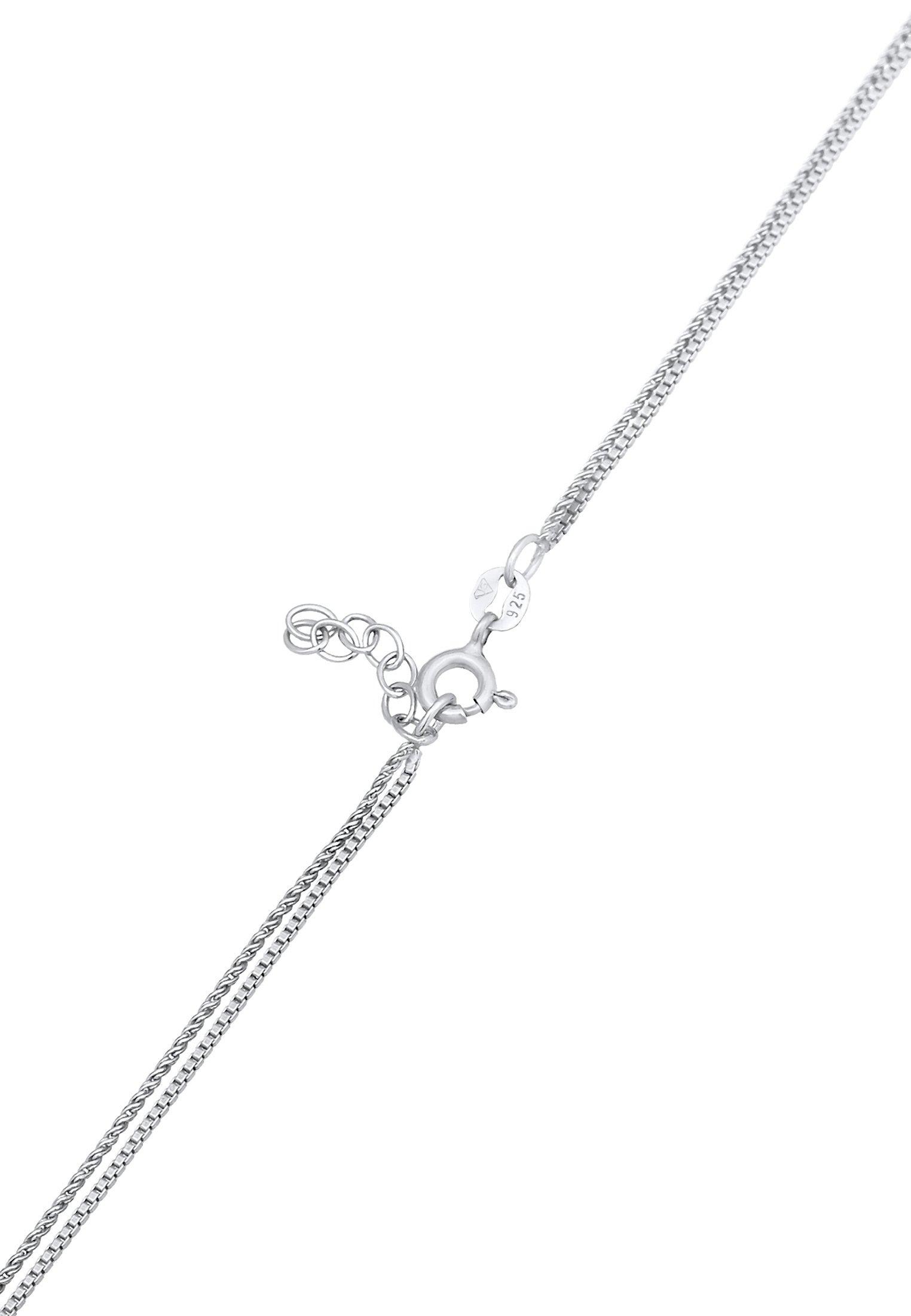 Elli  Collier Femmes Choker Coeur Pendentif Couches Look 