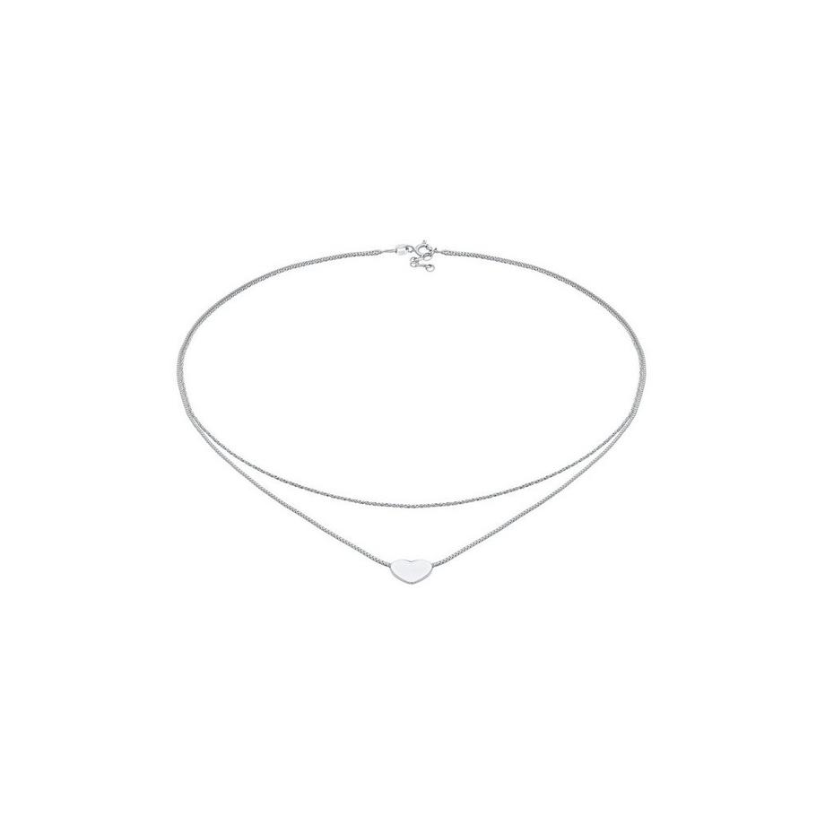 Halskette Choker Layer Look Herz Trend