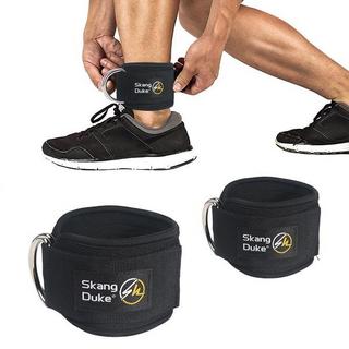 eStore  2x Sangles de Cheville, Gym - Noir 