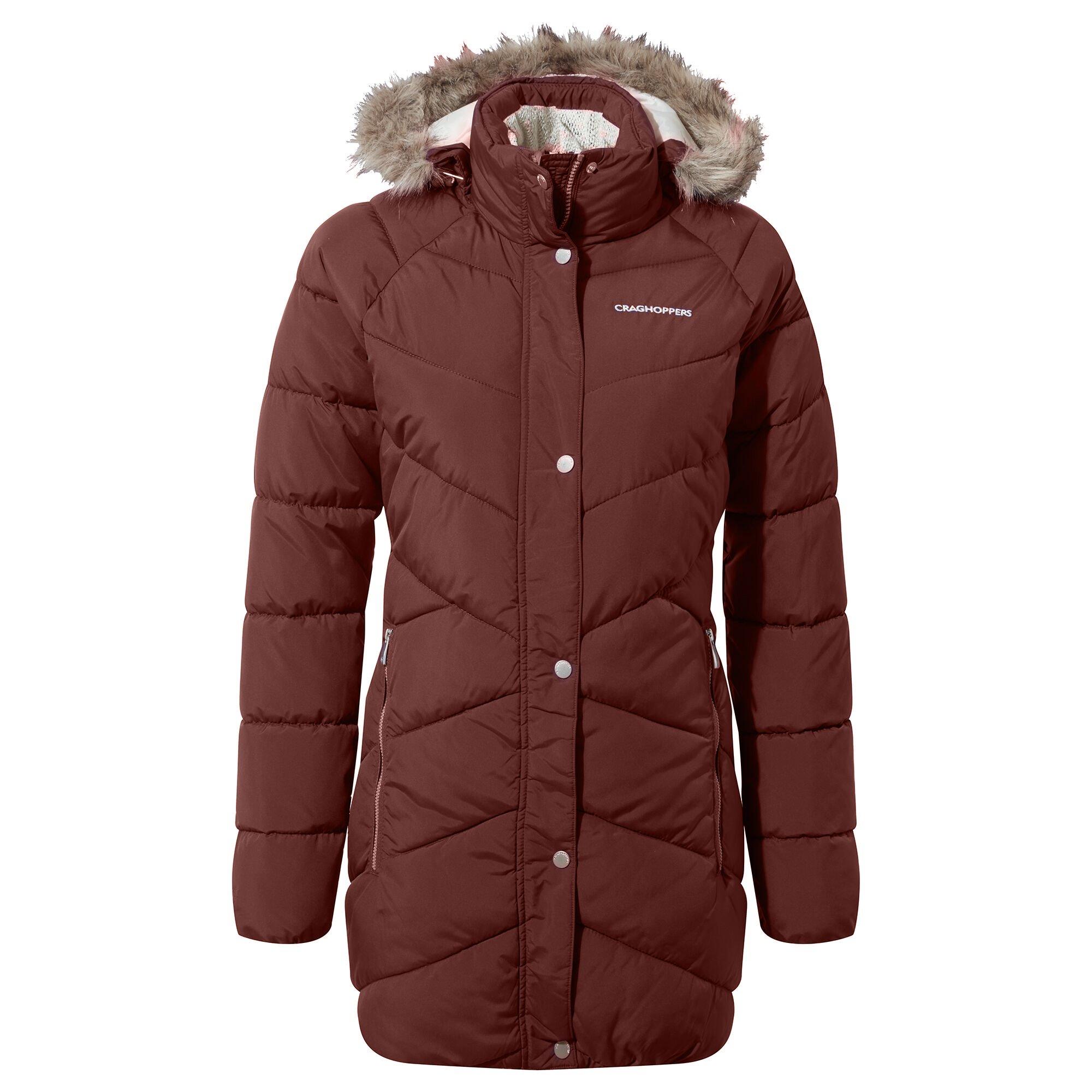 Image of Lisby Steppjacke Damen Weinrot 34
