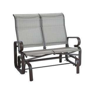 Beliani Banc de jardin en Aluminium Rétro BORGIO  