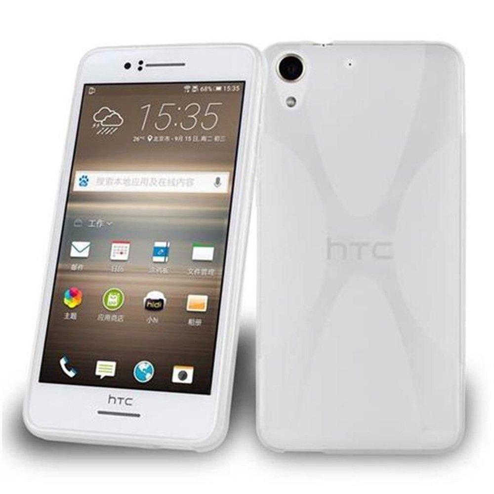 Cadorabo  Housse compatible avec HTC Desire 728 - Coque de protection en silicone TPU flexible au design X-Line 