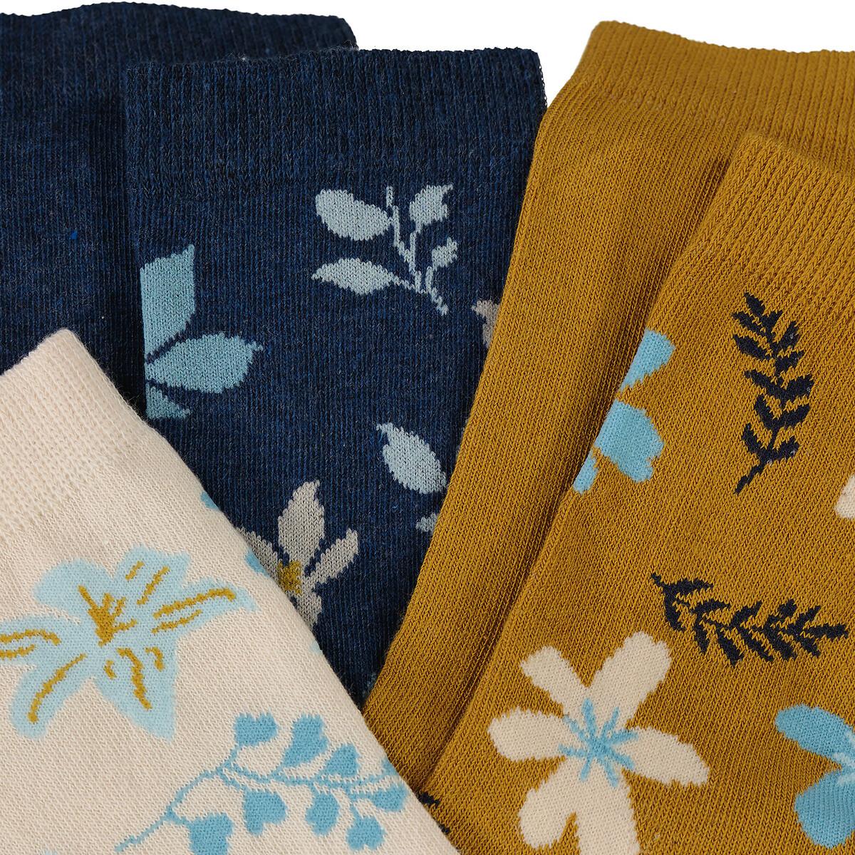 La Redoute Collections  5er-Pack Socken mit Blumenmotiven 