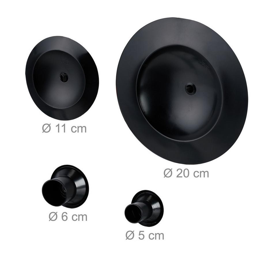 B2X  Rohrreiniger für Druckluft mit 4 Aufsätzen 