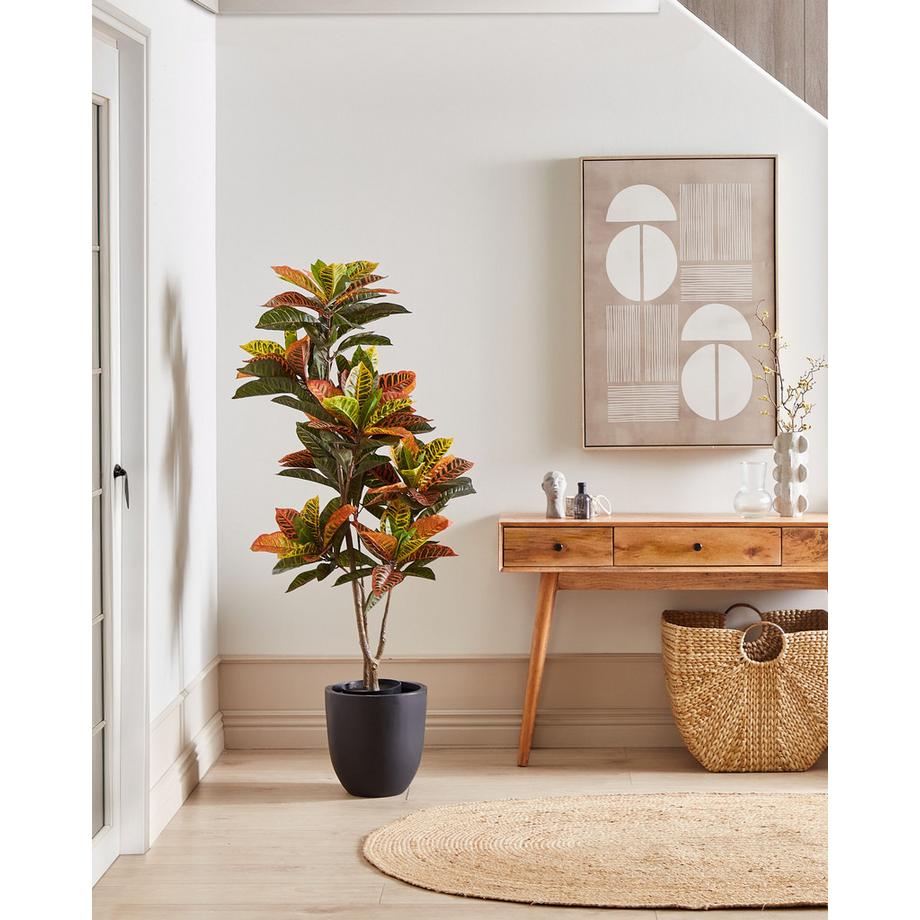 Beliani Plante artificielle en Matière synthétique CODIAEUM  