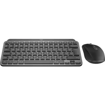 MX Keys Mini Combo for Business Tastatur Maus enthalten RF Wireless + Bluetooth QWERTZ Schweiz Graphit