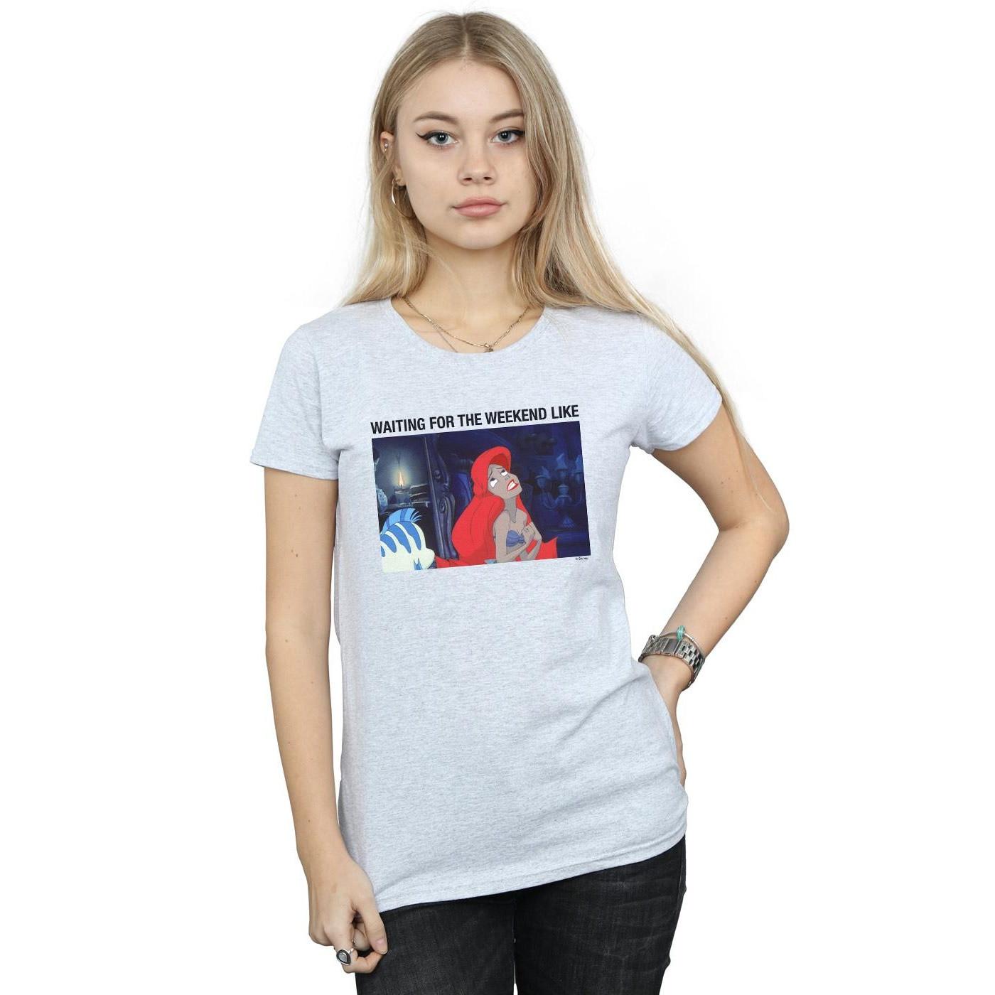 Disney  Tshirt THE LITTLE MERMAID WAITING FOR THE WEEKEND 