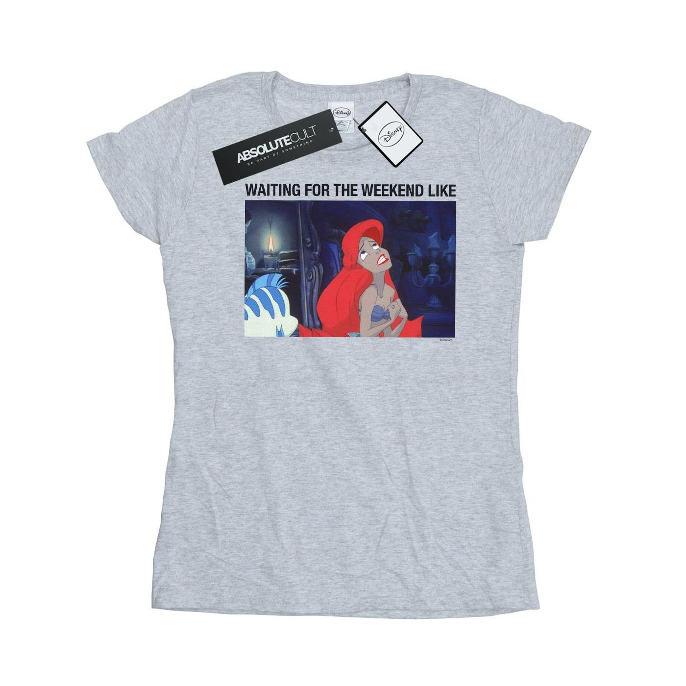 Disney  Tshirt THE LITTLE MERMAID WAITING FOR THE WEEKEND 