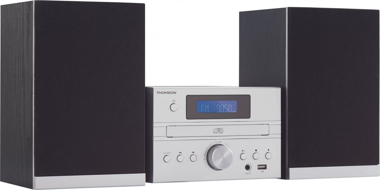 Thomson  CDMP3USB Micro System MIC122DABBT - silver 