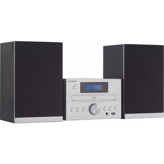 Thomson  CD/MP3/USB Micro System MIC122DABBT - silver 