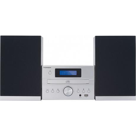 Thomson  CD/MP3/USB Micro System MIC122DABBT - silver 