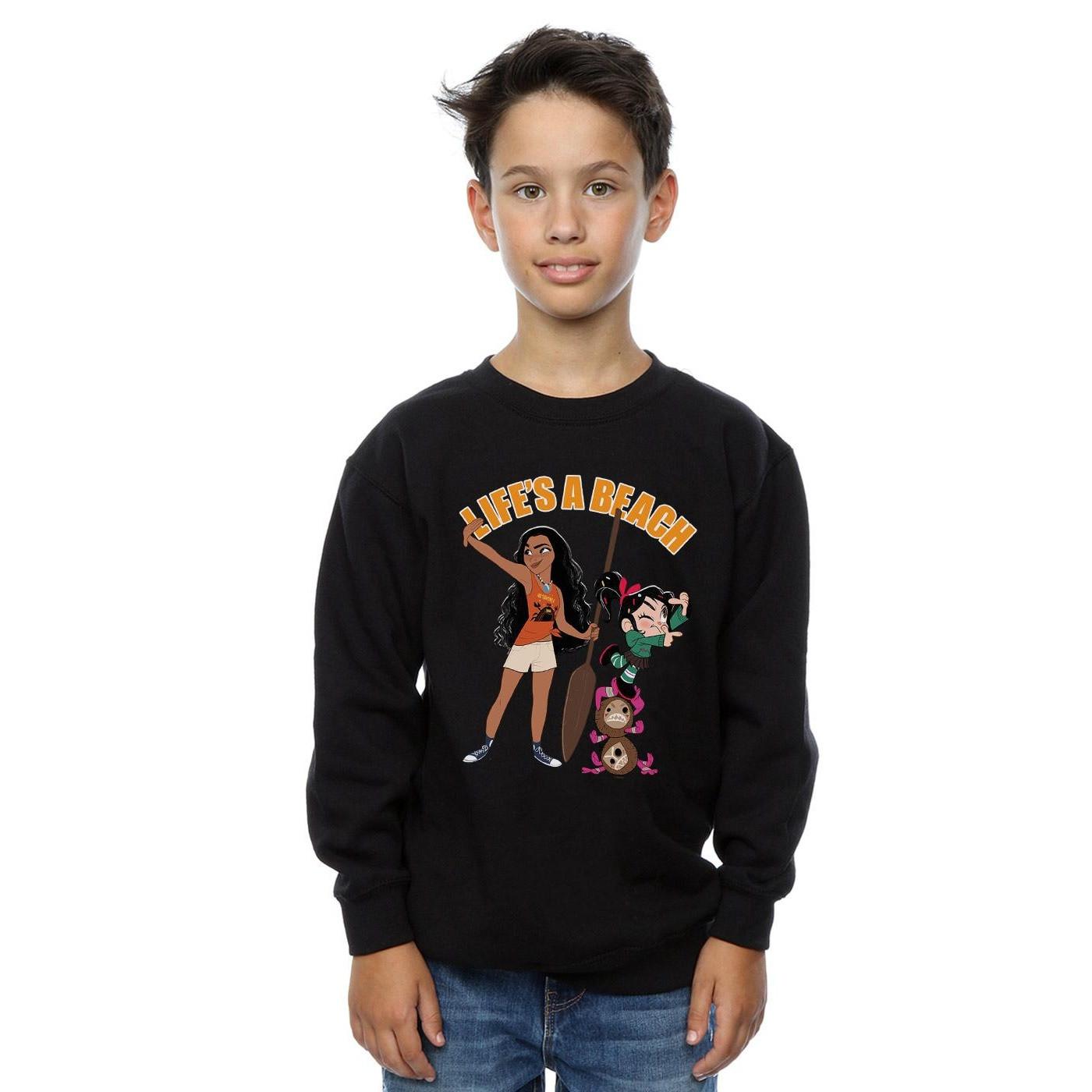 Disney  Wreck It Ralph Moana And Vanellope Sweatshirt 