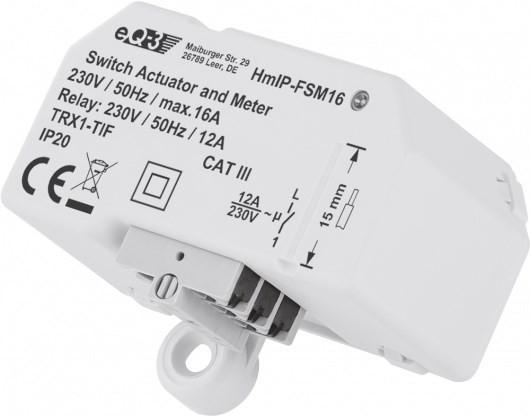 HomeMatic  IP Schalt-Mess-Aktor 1-fach 16 A - für Unterputzmontage 