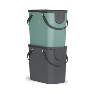 rotho ALBULA Recycling Müllsystem 25L   Anthrazit  