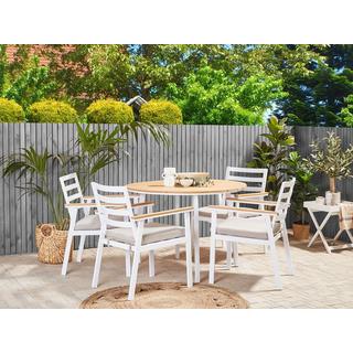 Beliani Ensemble de jardin en Aluminium Moderne CAVOLI  