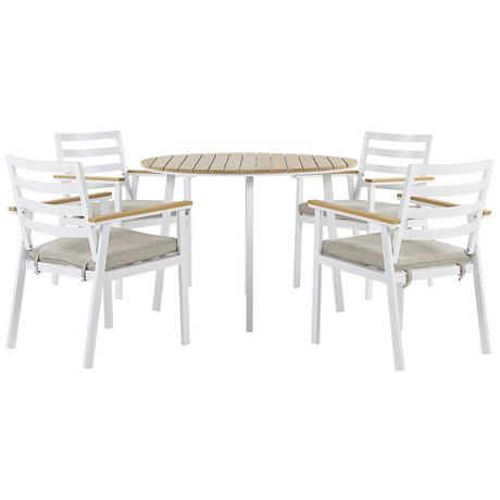 Beliani Ensemble de jardin en Aluminium Moderne CAVOLI  