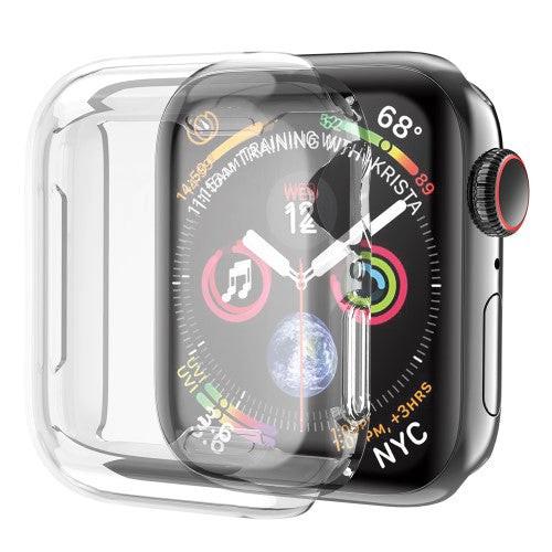 Image of Apple Watch 41mm - Gummi Schutz Case Transparent