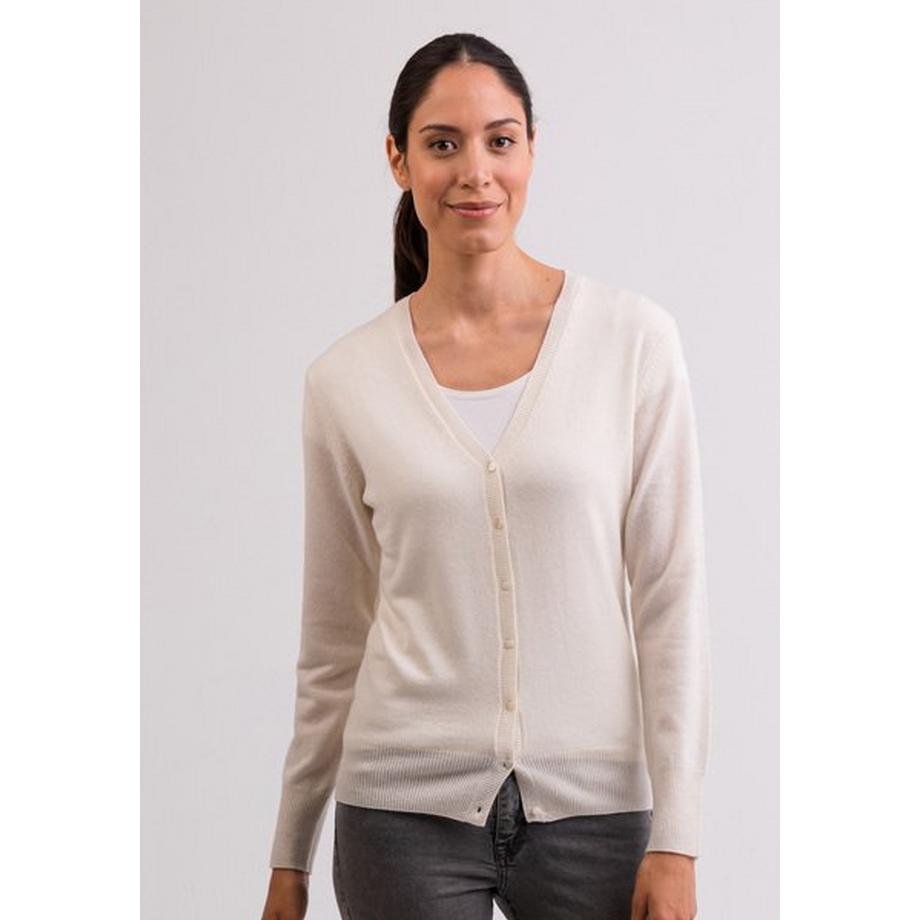 CASH-MERE.CH Cardigan Scollo a V Cashmere  