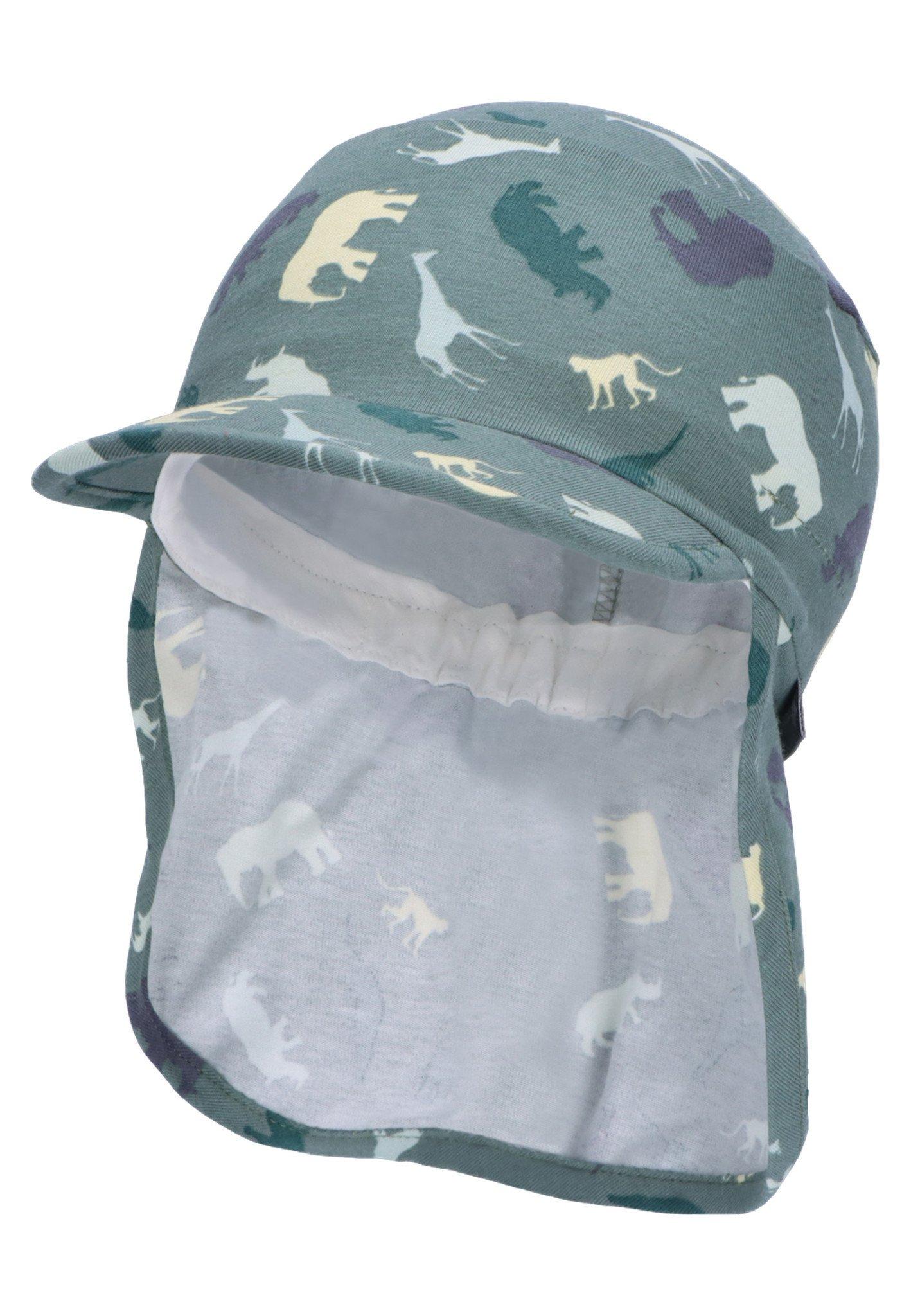 Sterntaler  Jungen Schirmmütze mit Nackenschutz Safaritiere UV 50+ 