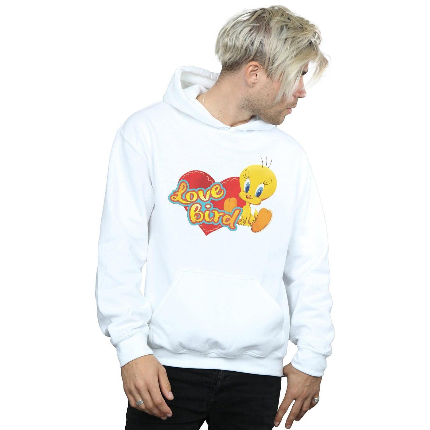 LOONEY TUNES  Sweat à capuche TWEETY PIE VALENTINE'S DAY LOVE BIRD 