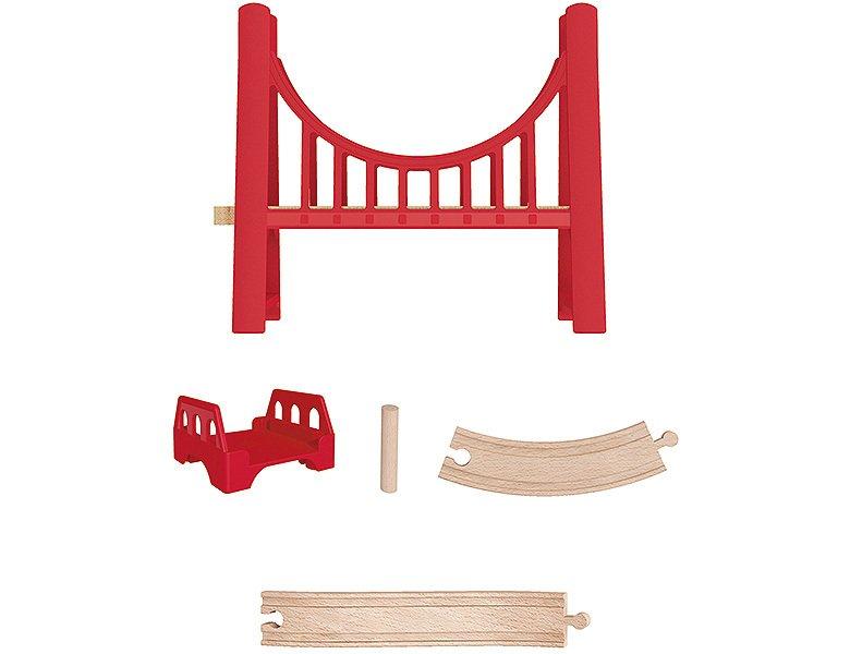 Hape  Eisenbahn Doppelte Hängebrücke 