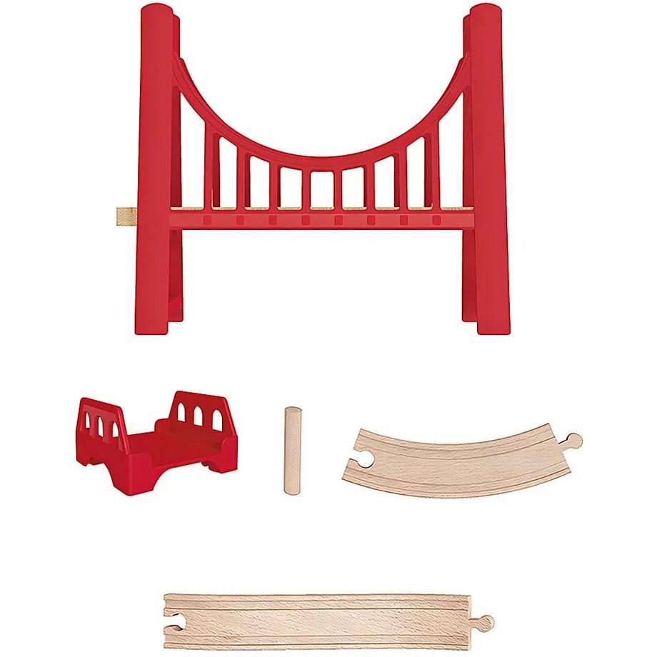 Hape  Eisenbahn Doppelte Hängebrücke 
