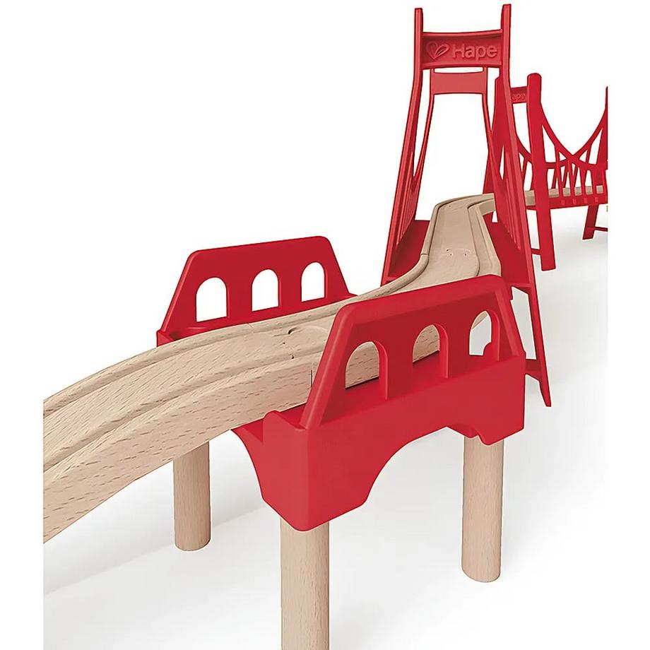 Hape  Eisenbahn Doppelte Hängebrücke 