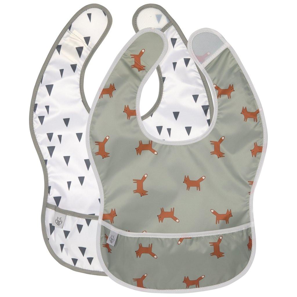 Image of LÄSSIG 2er Pack Ultraleichte Lätzchen Unisex ONE SIZE