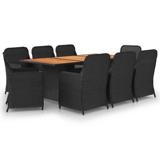 VidaXL set da pranzo Polirattan  