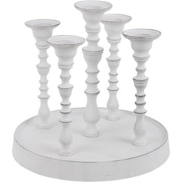 Candelabro Kylie bianco 22