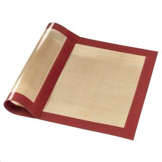 Xavax  00111470 - Backmatte aus Silikon, eckig, 40 x 30 cm, Rot-Braun 