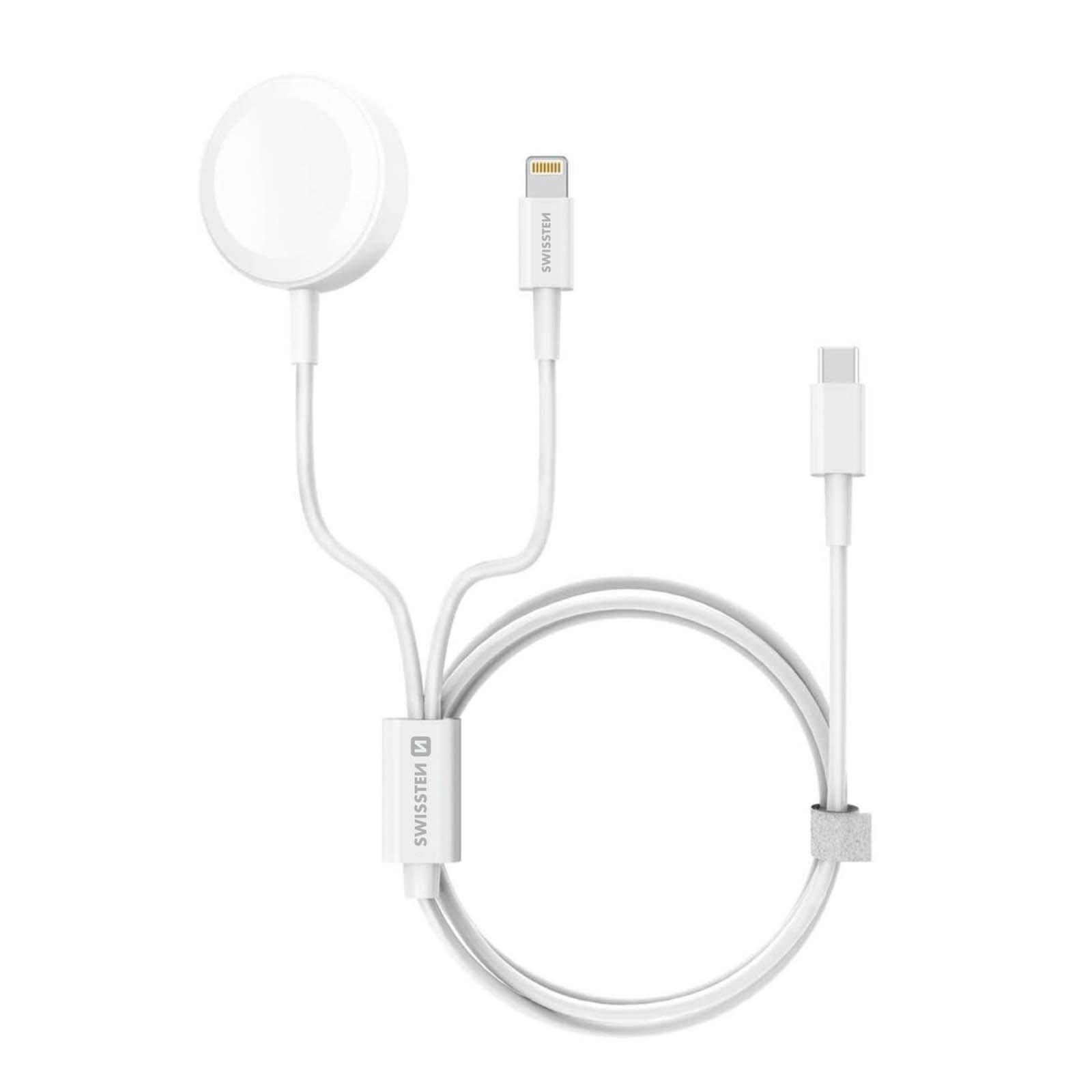 Image of Apple Watch/ Iphone Usb-c Kabel Swissten Unisex Weiss 1.2 m