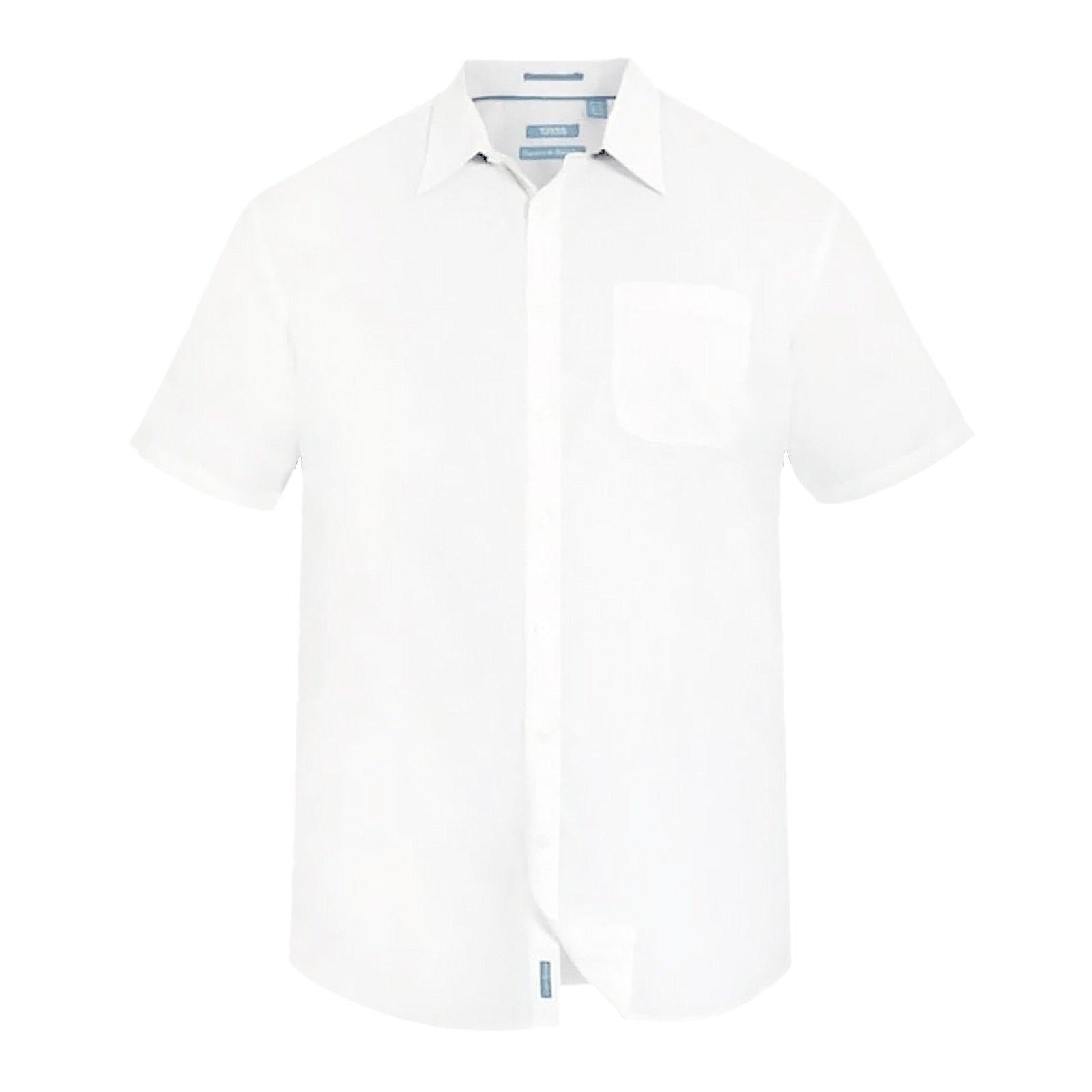 Image of Kurzarmhemd Delmar Kingsize, Regulärer Schnitt Herren Weiss 3XL