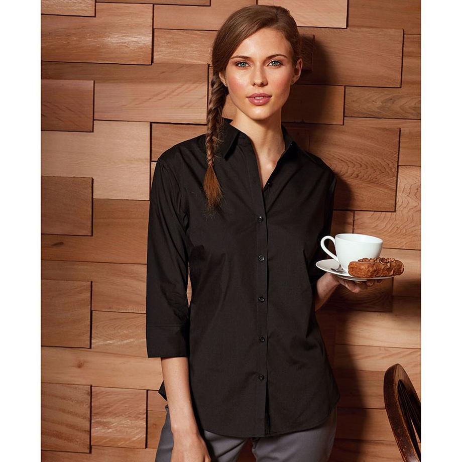 PREMIER Camicia da Lavoro Popeline Maniche 3/4  
