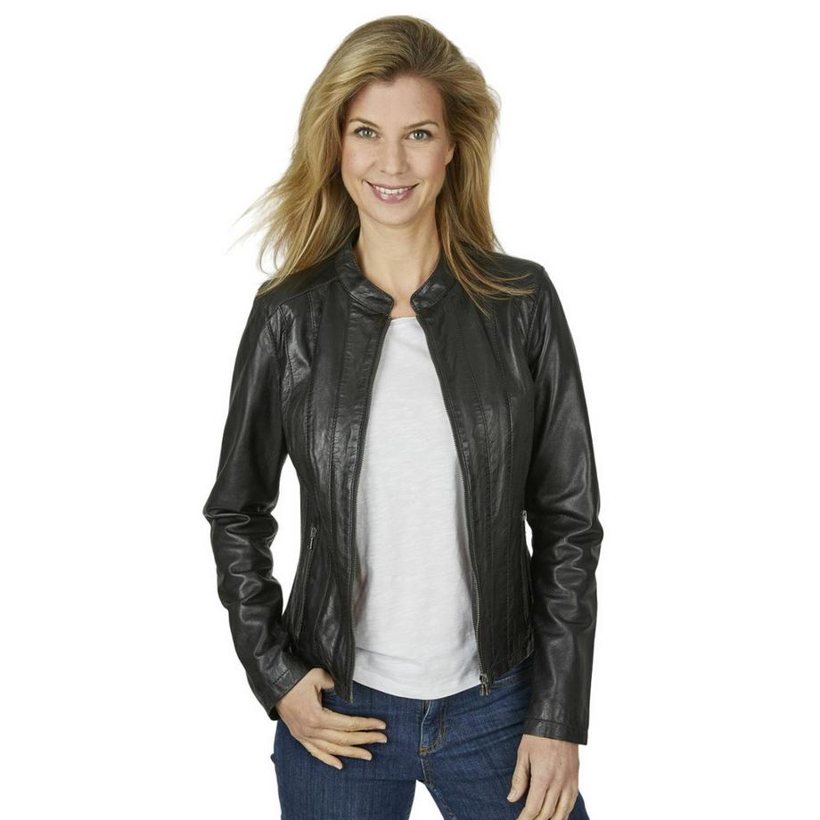Eastern Counties Leather Veste Col Montant Agneau  