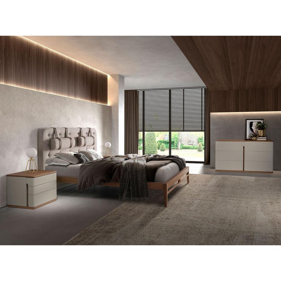 ANGEL CERDA Nachttisch ausem Holz und Nussbaum  