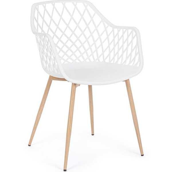 mutoni Chaise aspect blanc  