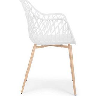 mutoni Chaise aspect blanc  