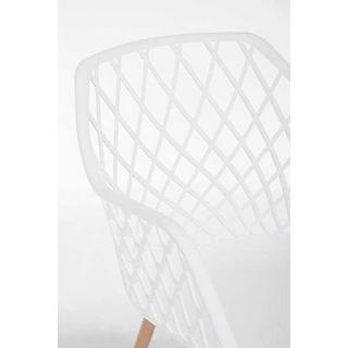 mutoni Chaise aspect blanc  