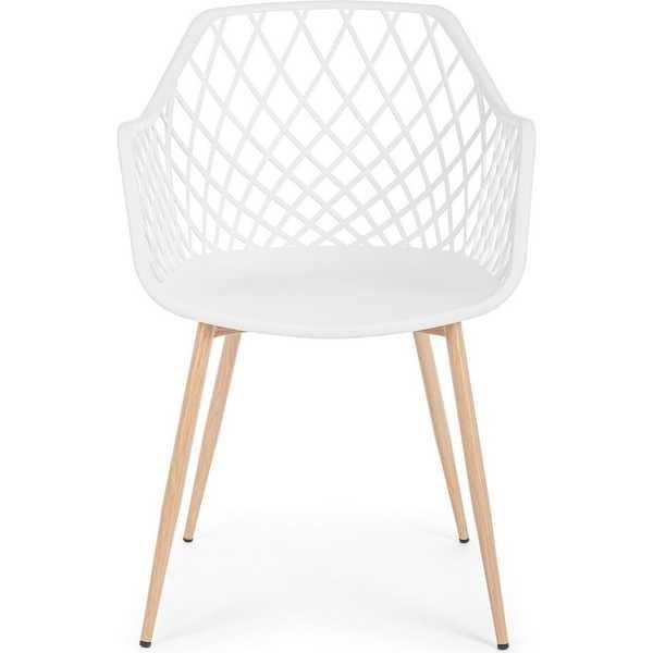 mutoni Chaise aspect blanc  