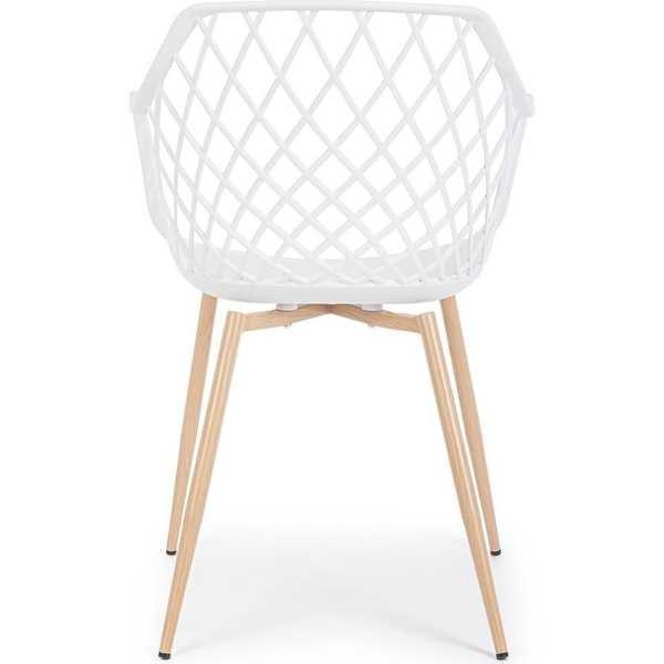 mutoni Chaise aspect blanc  